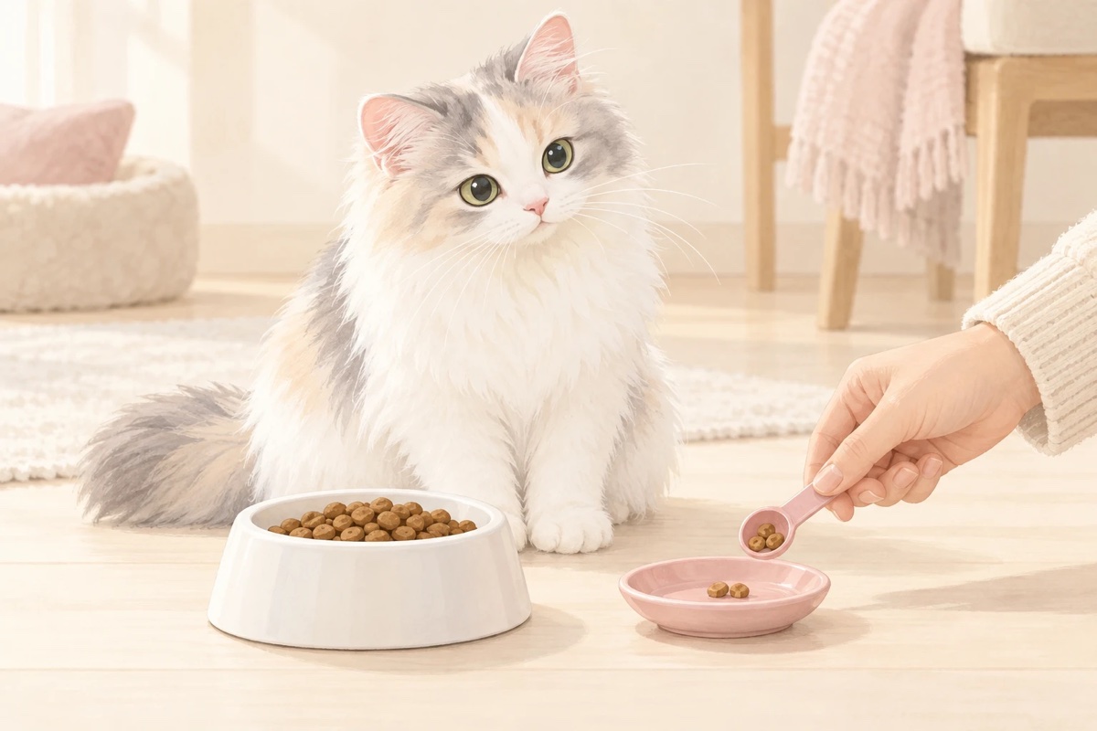 猫のおやつはどれくらいまで?一般食・おやつの量の目安のアイキャッチ